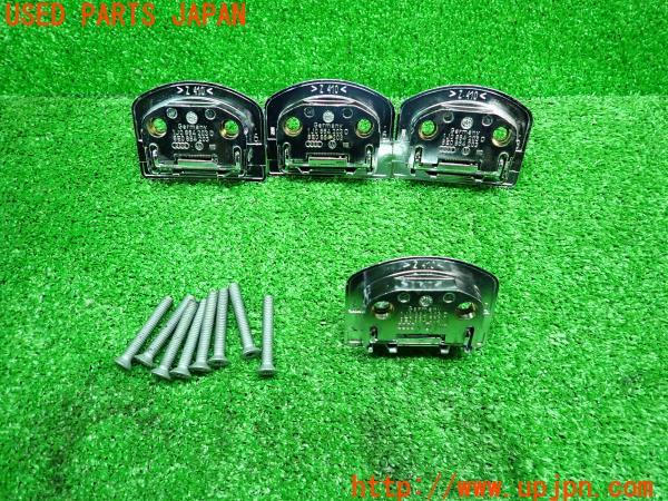 3UPJ=14130631]ポルシェ カイエン957 2009y 純正 ラゲッジフック トランク ラゲージ カーゴ 金具 4点 中古_m1