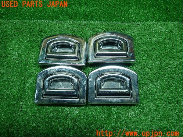 3UPJ=14130631]ポルシェ カイエン957 2009y 純正 ラゲッジフック トランク ラゲージ カーゴ 金具 4点 中古_m4