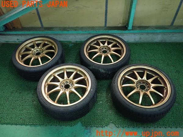 インプレッサWRX-STi(GDB)D型 涙目 RAYS VOLK 18インチホイール