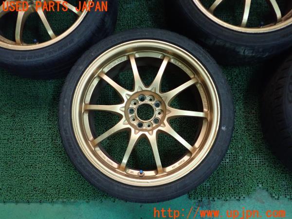 インプレッサWRX-STi(GDB)D型 涙目 RAYS VOLK 18インチホイール