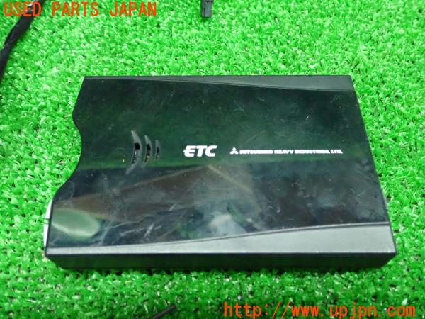 3UPJ=14340503]MITSUBISHI 三菱重工 ETC車載器 MOBE-700 アンテナ分離 音声案内 ミツビシ 中古_m1