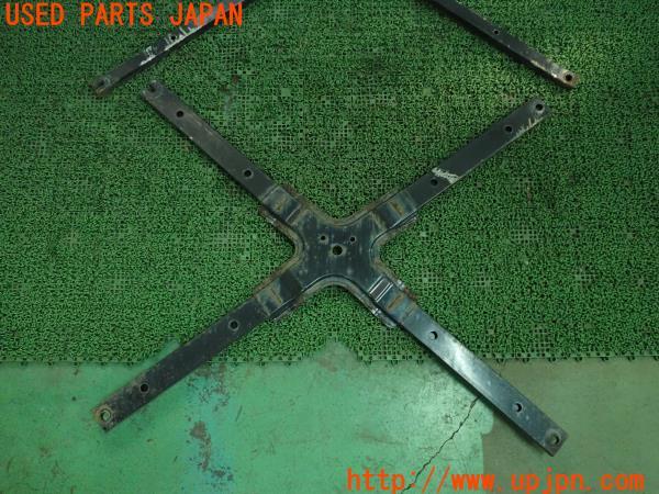 3UPJ=14360700]コペン(L880K)社外 ブレースバー 補強 フロア アンダー クロス 剛性 強化 2点 中古_m2