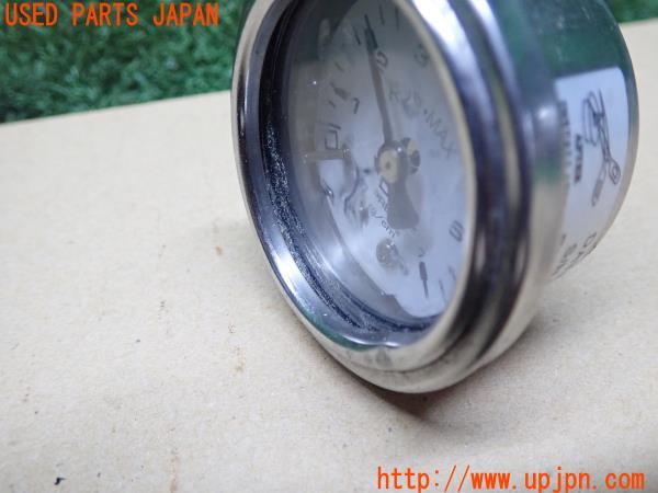 3UPJ=14530585]180SX(RPS13(改))S13系 後期 RUN-MAX 燃圧計 RGM-070W ゲージ インストルメント タコメーター オイル入り ジャンク_m2