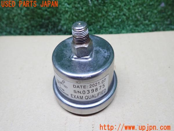 3UPJ=14530585]180SX(RPS13(改))S13系 後期 RUN-MAX 燃圧計 RGM-070W ゲージ インストルメント タコメーター オイル入り ジャンク_m3