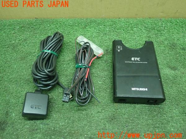3UPJ=14830503]ジープラングラー(TJ40H)三菱電機 ミツビシ ETC車載器 EP-9U69V X792T09571 中古_m0