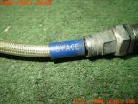 3UPJ=14840317]RX-7 タイプRB(FD3S 5型)SWAGE-LINE スウェッジライン フロント ブレーキホース 中古_s4
