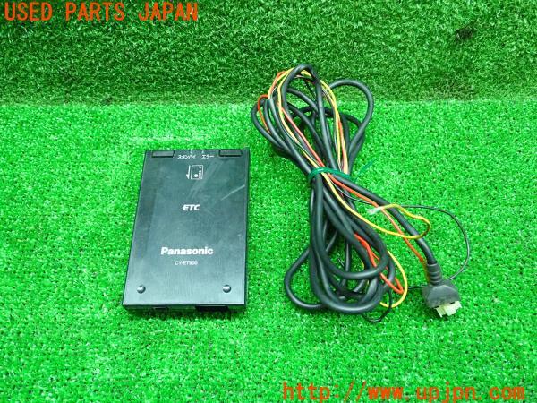 3UPJ=15040503]Panasonic パナソニック ETC車載器 CY-ET900KD アンテナ欠品 音声案内 中古_m0