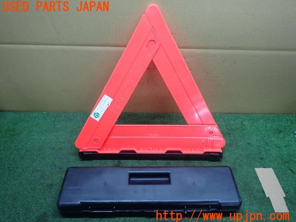 3UPJ=16120640]ランエボ10 GSR(CZ4A)Signal-Ace 三角停止板 表示板 中古_m1