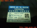 3UPJ=16400503]ヴェルファイア(GGH20W)純正ビルトイン 06980-28030 ETC車載器 中古_s4