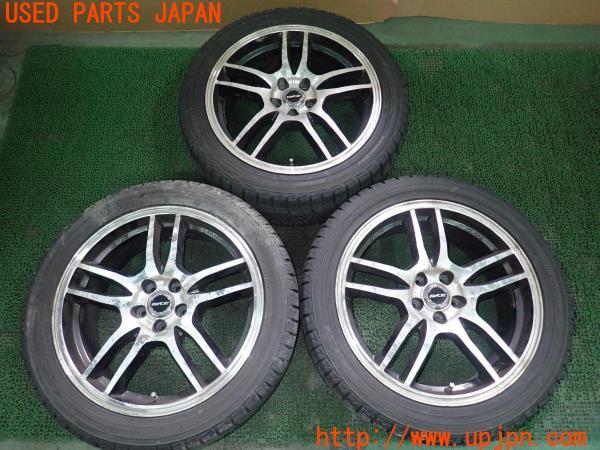 3UPJ=16650918]フォレスター(SG9 D型)Weds ウェッズ GYLE VIVAZA ホイール 17×7J +48 PCD100 5穴 3本 中古_m0