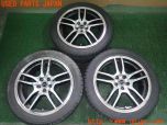 3UPJ=16650918]フォレスター(SG9 D型)Weds ウェッズ GYLE VIVAZA ホイール 17×7J +48 PCD100 5穴 3本 中古_s0