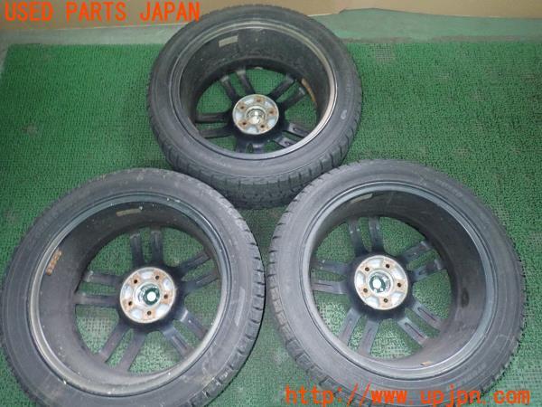 3UPJ=16650918]フォレスター(SG9 D型)Weds ウェッズ GYLE VIVAZA ホイール 17×7J +48 PCD100 5穴 3本 中古_m4