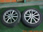 3UPJ=17000906]アウトランダーPHEV(GG3W)THE STRANGER HAS CARRIED SR 18インチタイヤホイール 18×7.5J +38 PCD114.3 2本 中古_s0