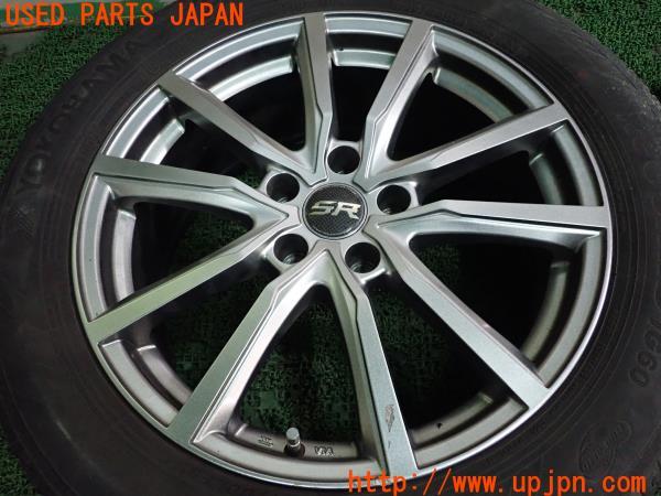 3UPJ=17000906]アウトランダーPHEV(GG3W)THE STRANGER HAS CARRIED SR 18インチタイヤホイール 18×7.5J +38 PCD114.3 2本 中古_m1