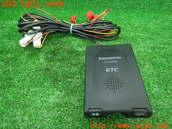 3UPJ=17710503]ランドクルーザー100(UZJ100W)Panasonic パナソニック ETC車載器 CY-ET806D 中古_m0