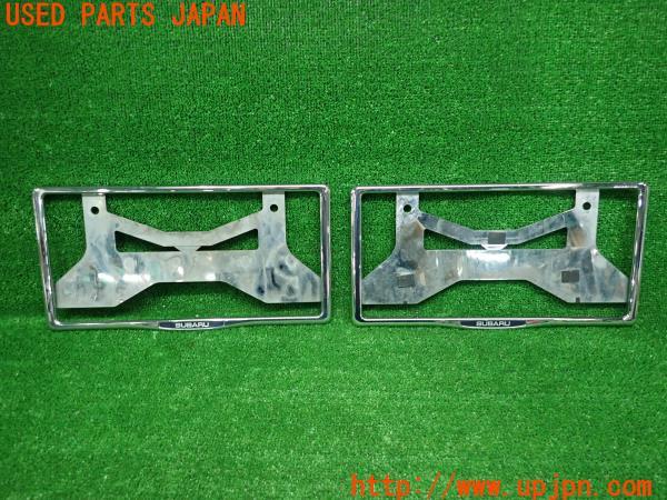 3UPJ=18140012]インプレッサ WRX-STi(GVB C型)純正 ナンバーフレーム 中古_m0