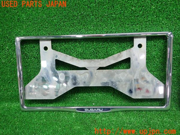 3UPJ=18140012]インプレッサ WRX-STi(GVB C型)純正 ナンバーフレーム 中古_m2