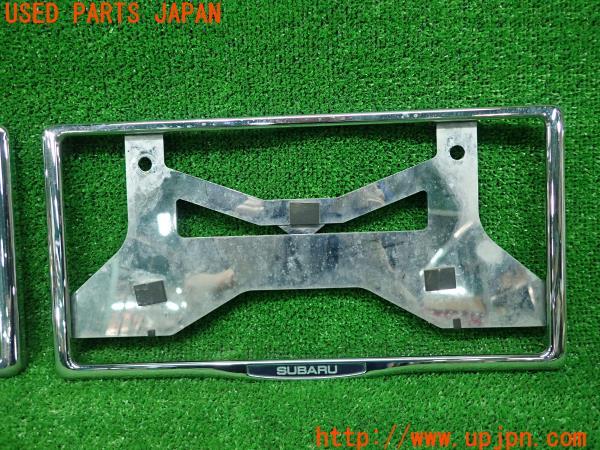 3UPJ=18140012]インプレッサ WRX-STi(GVB C型)純正 ナンバーフレーム 中古_m3