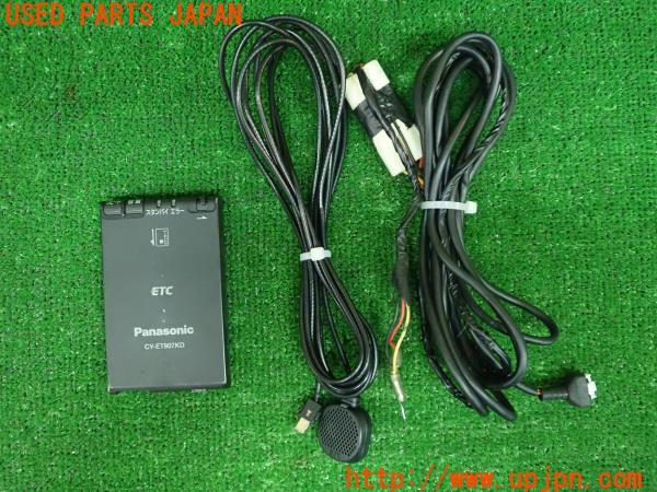 3UPJ=18220503]アルファロメオ スパイダー 115系(115)Panasonic パナソニック ETC車載器 CY-ET907KD 中古_m0