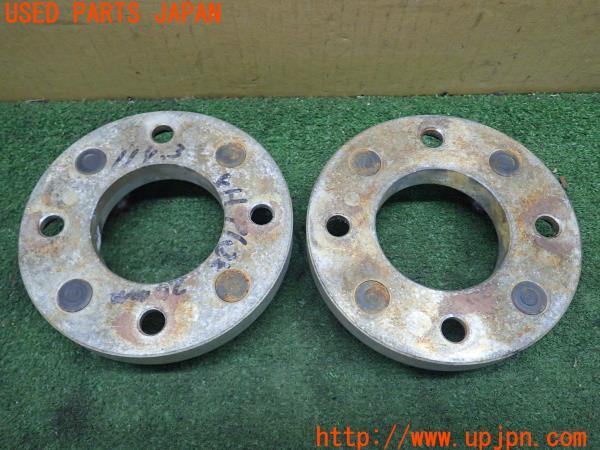 3UPJ=19090971]シルビア Q's(S14)後期 社外 ワイドトレッドスペーサー 20mm PCD114.3 4穴 M12×P1.25 中古_m1
