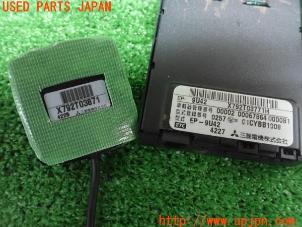 3UPJ=19220503]オートザム AZ-1(PG6SA)三菱電機 ミツビシ EP-9U42 ETC車載器 中古_m4