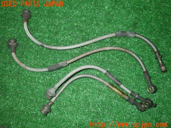 3UPJ=19540317]カプチーノ(EA11R R型)前期 ステンメッシュ ブレーキホース 中古_m0