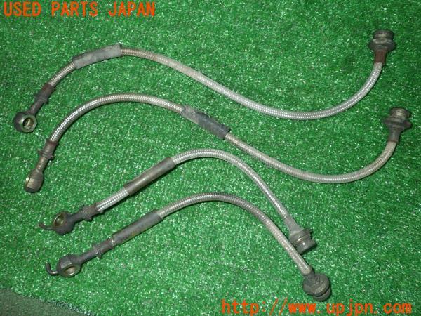3UPJ=19540317]カプチーノ(EA11R R型)前期 ステンメッシュ ブレーキホース 中古_m1