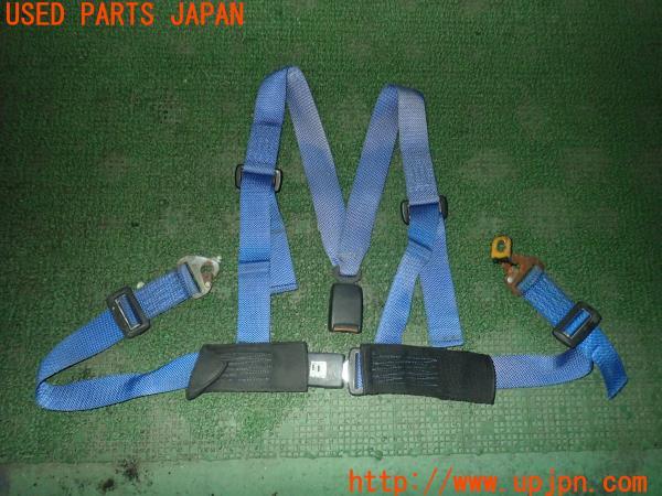 3UPJ=19940611]ジープ(J53(改))WILLANS ウィランズ SUPER SPORT 4点式シートベルト レーシングハーネス 2インチ 中古_m4