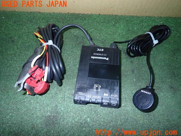 3UPJ=20040503]ルノー メガーヌR.S.(DZF4R)純正 Panasonic パナソニック CY-ET909KDZ ETC車載器 中古_m0