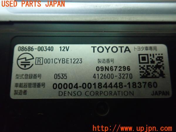 3UPJ=20480503]ランクルプラド(TRJ150W)前期 純正ビルトイン 08686-00340 ETC車載器 中古_m3
