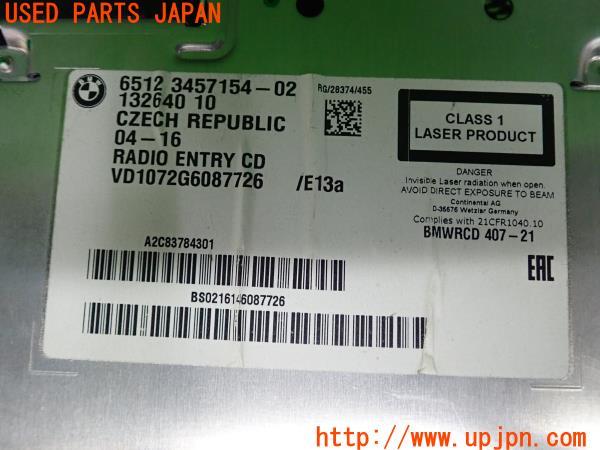 3UPJ=21120518]BMW ミニ ジョンクーパーワークス クロスオーバー(XDJCW R60)RADIO ENTRY CD 6512 3457154-02 オーディオ CD中古_m4