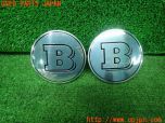 3UPJ=21150975]ベンツ・SLK(172448)BRABUS ブラバス ホイールセンターキャップ 09.24.503 直径約75mm 中古_s0