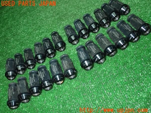 3UPJ=21310967]ハイラックスサーフ(RZN210W)VISION motor works レーシングナット ホイールナット M12xP1.5 50mm 貫通 24個 中古_m3