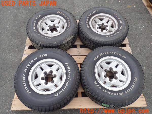 3UPJ=21400916]ランクル70(HZJ73HV)中期 純正 ホイール 15×7JJ -20 PCD139.7 6穴 4本 中古_m0