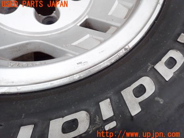 3UPJ=21400916]ランクル70(HZJ73HV)中期 純正 ホイール 15×7JJ -20 PCD139.7 6穴 4本 中古_m2