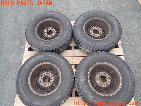 3UPJ=21400916]ランクル70(HZJ73HV)中期 純正 ホイール 15×7JJ -20 PCD139.7 6穴 4本 中古_m4
