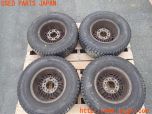 3UPJ=21400916]ランクル70(HZJ73HV)中期 純正 ホイール 15×7JJ -20 PCD139.7 6穴 4本 中古_s4