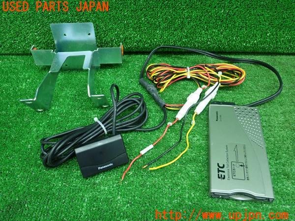 3UPJ=21450503]ポルシェ ボクスター(98665 986)Panasonic パナソニック ETC車載器 CY-ET300 取付ステー付 中古_m2