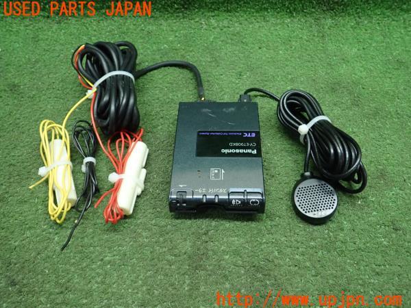 3UPJ=21670503]ランドクルーザー80系(FZJ80G)中期 Panasonic パナソニック CY-ET908KD ETC車載器 中古_m0