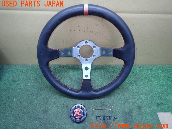 3UPJ=21770617]シビック タイプR(EP3)前期 社外 ステアリング 320mm HKB ホーンボタン付き 中古_m0