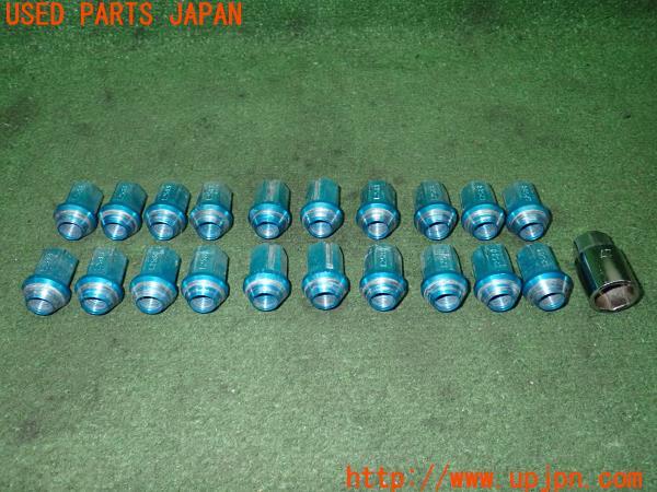 3UPJ=22160968]インプレッサ WRX STI(GC8 E型)社外 ホイールロックナット M12×P1.25 20個 中古_m0