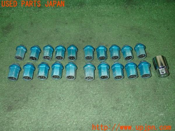3UPJ=22160968]インプレッサ WRX STI(GC8 E型)社外 ホイールロックナット M12×P1.25 20個 中古_m1