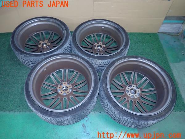 3UPJ=22190923]ベントレー コンチネンタル GT(BCBEB)社外 ホイール 22×9.5JJ +35 10.5JJ +38 PCD112 5穴 4本 中古_m1