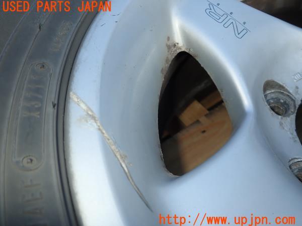 3UPJ=22760916]ランドクルーザープラド 70系(KZJ78W)後期 BRIDGESTONE ブリヂストン NR595 ホイール 15×7JJ -10 PCD139.7 6穴 4本 中古_m4