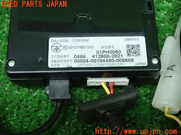 3UPJ=23170503]RX-8 スピリットR(SE3P)後期 純正オプション ETC車載器 DIU-5330 中古_m3