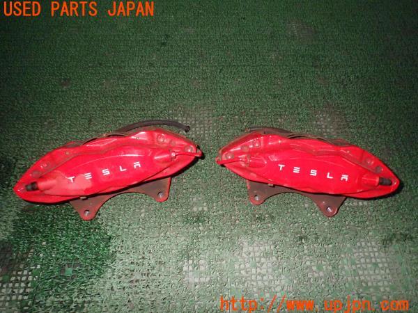 3UPJ=23240301]テスラ モデル S P85+(SL1S2A)パフォーマンスモデル?純正 brembo ブレンボ キャリパー 中古_m2