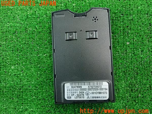 3UPJ=23420503]VW シロッコ(13CAV)三菱電機 ETC車載器 EP-9U47N 中古_m3