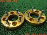 3UPJ=23430971]カローラレビン(AE111)社外 ワイドトレッドスペーサー 25mm PCD100 4穴 M12×P1.5 中古_s2