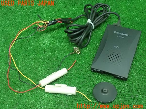 3UPJ=23460503]ハイエースワゴン(KZH106W)Panasonic パナソニック ETC車載器 CY-ET805D アンテナ一体型 中古_m0