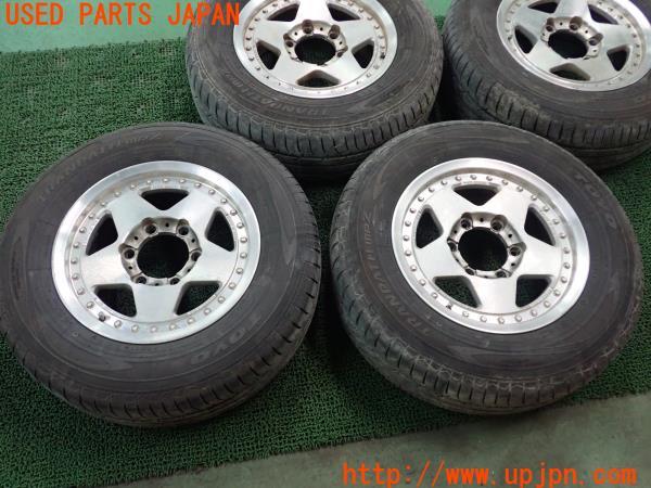 3UPJ=23460916]ハイエースワゴン(KZH106W)Weds ウェッズ ホイール 15×6.5JJ PCD139.7 6穴 4本 中古_m2